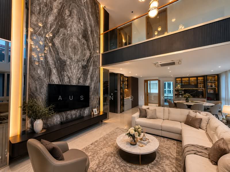 ⭐D15 Brand New 5 Corner Terrace⭐, St Patrick Road, Jalan Baiduri, Telok Kurau, 6 Bedrooms, 7,557 sqft, Corner Terrace For Sale, by Austin Quek, 500152020 - Living Room - PropertyGuru.com.sg