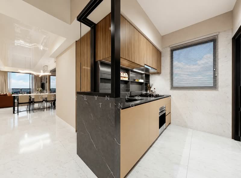 Sceneca Residence, Tanah Merah Kechil Link, 3 Bedrooms, 1,119 sqft, Condominium For Sale, by Cherlyn Loh Xue Ting, 500152043 - Kitchen - PropertyGuru.com.sg