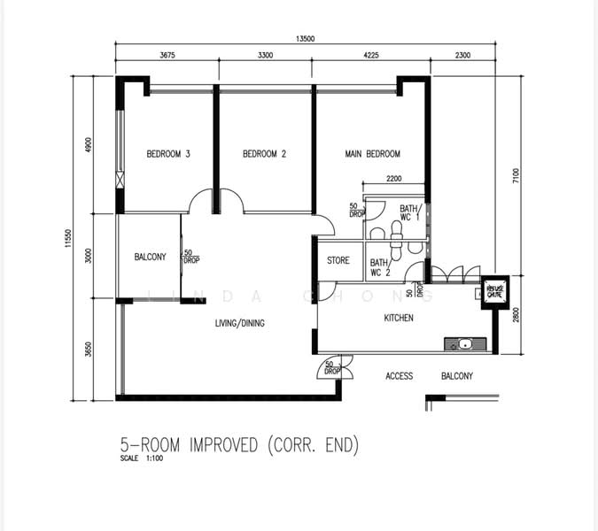 785 Yishun Avenue 2, 785 Yishun Avenue 2, 3 Bedrooms, 1,302 sqft, HDB Flat For Sale, by Linda Chong, 500152083 - PropertyGuru.com.sg