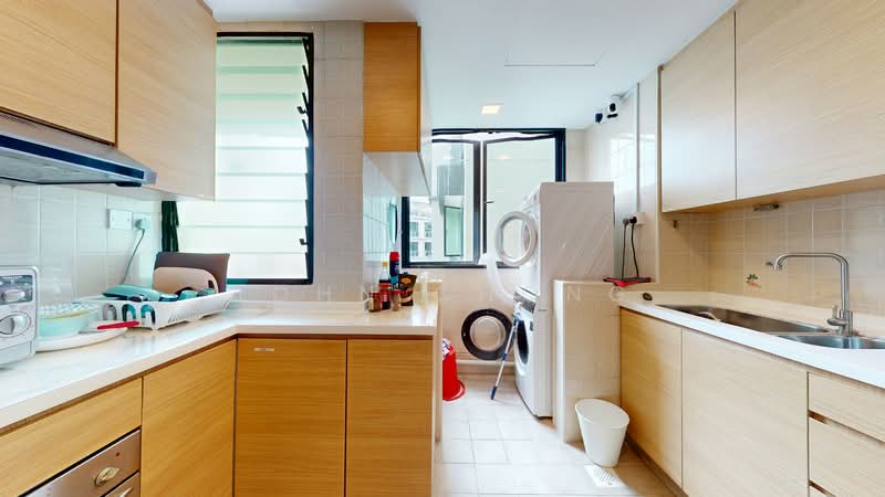 Simei Green Condominium, 1 Simei Street 4, 3 Bedrooms, 1,195 sqft, Condominium For Sale, by John Chong, 500152118 - Kitchen - PropertyGuru.com.sg