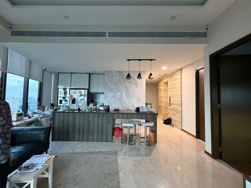 The Scotts Tower, 38 Scotts Road, 3 Bedrooms, 1,227 sqft, Condominium For Rent, by Jennifer Quah, 500152150 - Living Room - PropertyGuru.com.sg