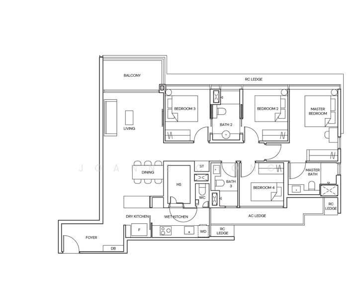 Terra Hill, 18 Yew Siang Road, 4 Bedrooms, 1,335 sqft, Condominium For Sale, by Joanne Chong, 500152158 - PropertyGuru.com.sg