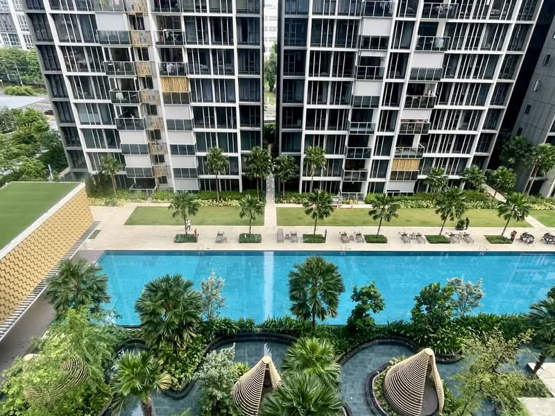 Penrose, 20 Sims Drive, Room Rental, 172 sqft, Condominium For Rent, by Judy Cho, 500152170 - Balcony View - PropertyGuru.com.sg