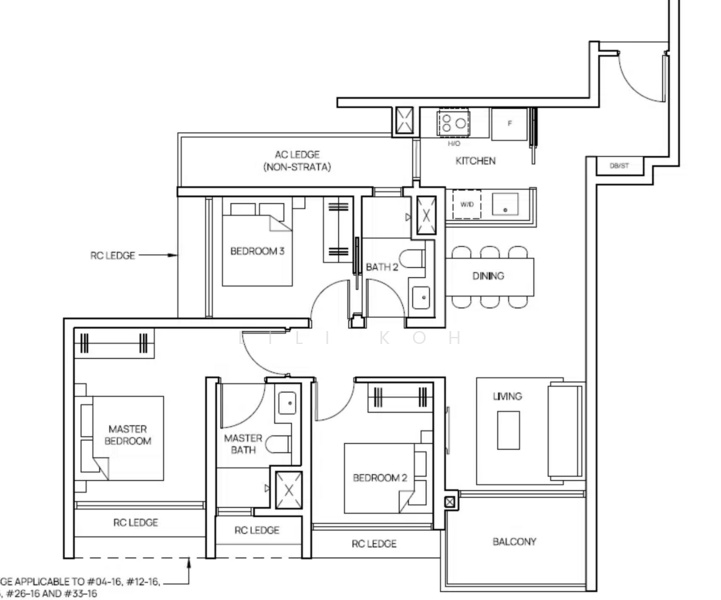 Thomson Reserve, , 3 Bedrooms, 904 sqft, Condominium For Sale, by LiLi Koh, 500152191 - PropertyGuru.com.sg