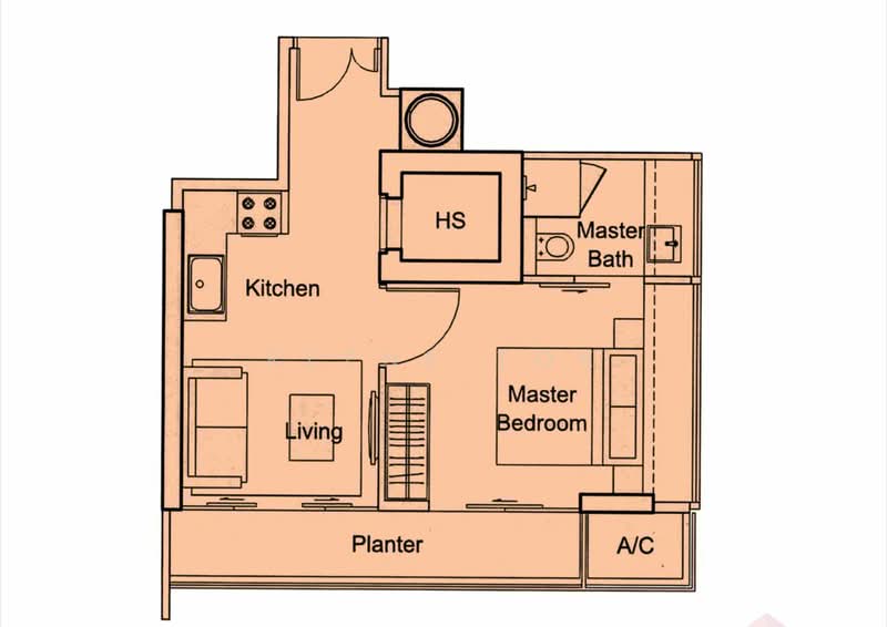 Domus, 8 Irrawaddy Road, 1 Bedroom, 474 sqft, Condominium For Sale, by Reene Tok, 500152199 - PropertyGuru.com.sg