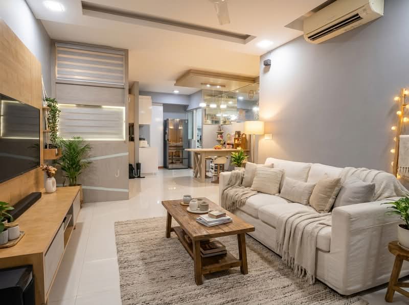 Forestville, 48 Woodlands Drive 16, 5 Bedrooms, 1,496 sqft, Executive Condominium For Sale, by Junese See, 500152200 - Living Room - PropertyGuru.com.sg