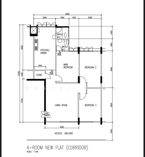 406 Hougang Avenue 10, 406 Hougang Avenue 10, 3 Bedrooms, 980 sqft, HDB Flat For Sale, by Adriel Chan, 500152238 - PropertyGuru.com.sg