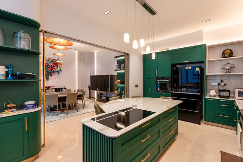 Oxley Residence, 51A Oxley Road, 5 Bedrooms, 8,966 sqft, Condominium For Sale, by Harmeet Singh Bedi, 500152262 - Kitchen - PropertyGuru.com.sg