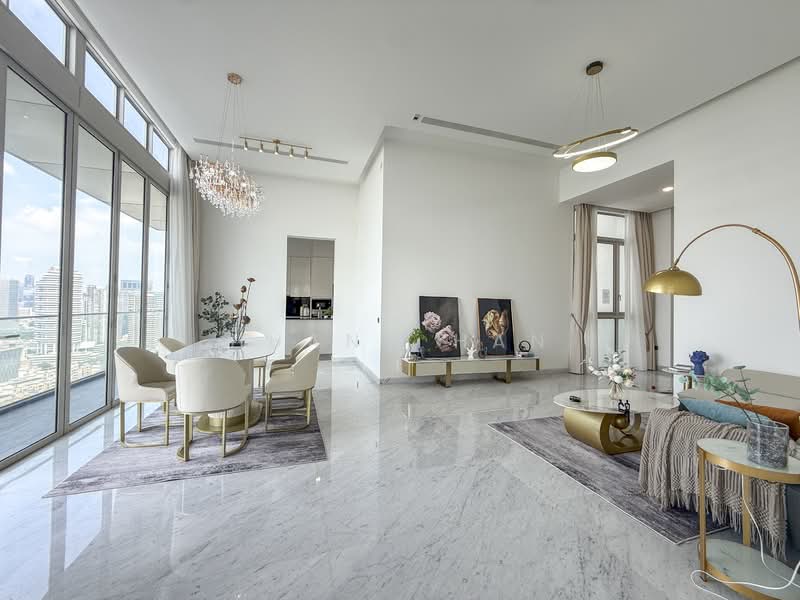 Kallang Riverside, 51 Kampong Bugis, 4 Bedrooms, 3,153 sqft, Condominium For Sale, by Huang Han, 500152286 - Living Room - PropertyGuru.com.sg