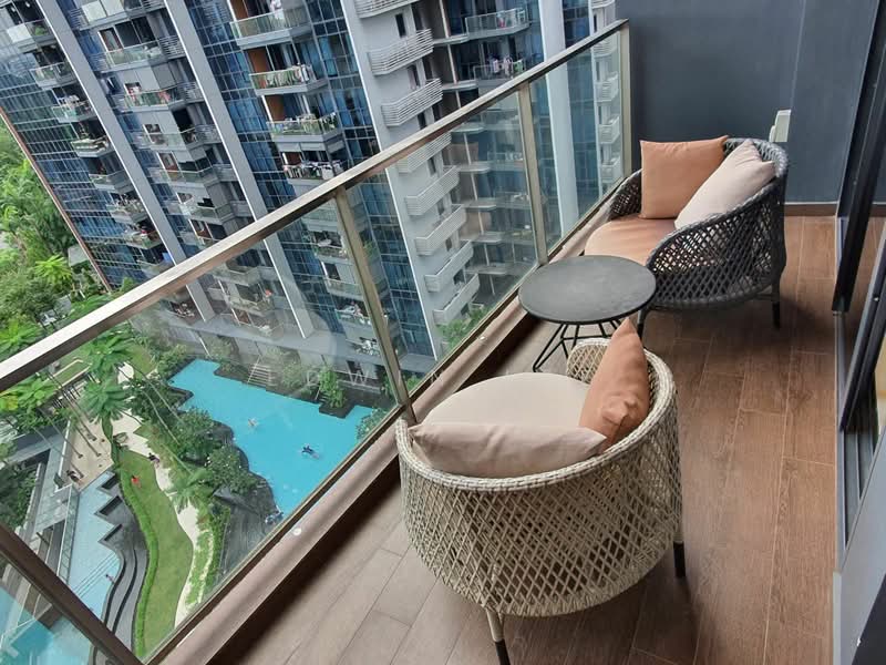 Lake Grande, 2 Jurong Lake Link, 3 Bedrooms, 904 sqft, Condominium For Rent, by Edwin Lee, 500152290 - Balcony - PropertyGuru.com.sg