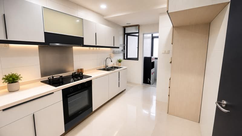 Gillenia, 35 Rosyth Road, 3 Bedrooms, 1,011 sqft, Apartment For Rent, by Agnes Ang, 500152380 - Kitchen - PropertyGuru.com.sg