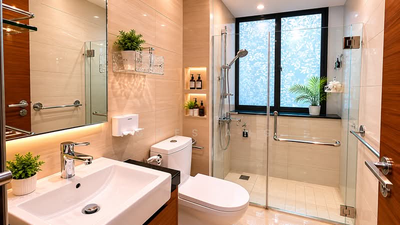 Gillenia, 35 Rosyth Road, 3 Bedrooms, 1,011 sqft, Apartment For Rent, by Agnes Ang, 500152380 - Common Bathroom - PropertyGuru.com.sg