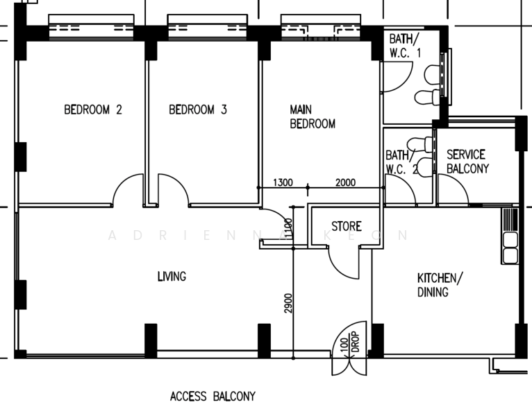 6 Boon Keng Road, 6 Boon Keng Road, 3 Bedrooms, 1,162 sqft, HDB Flat For Sale, by Adrienna Keon, 500152416 - PropertyGuru.com.sg