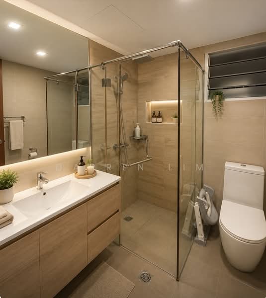 Parc Vista, 452 Corporation Road, 3 Bedrooms, 1,281 sqft, Condominium For Sale, by Darren Lim, 500152460 - Bathroom - PropertyGuru.com.sg