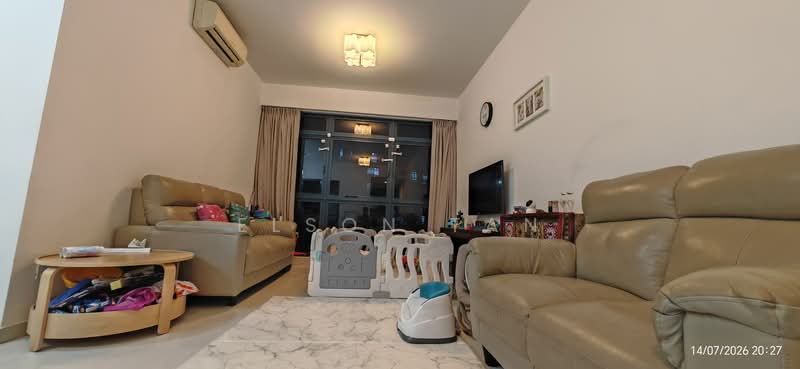 City Square Residences, 6 Kitchener Link, 3 Bedrooms, 1,206 sqft, Condominium For Rent, by Elson Tan, 500152483 - Living Room - PropertyGuru.com.sg
