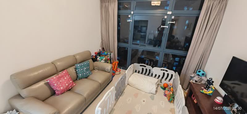 City Square Residences, 6 Kitchener Link, 3 Bedrooms, 1,206 sqft, Condominium For Rent, by Elson Tan, 500152483 - Living Room - PropertyGuru.com.sg