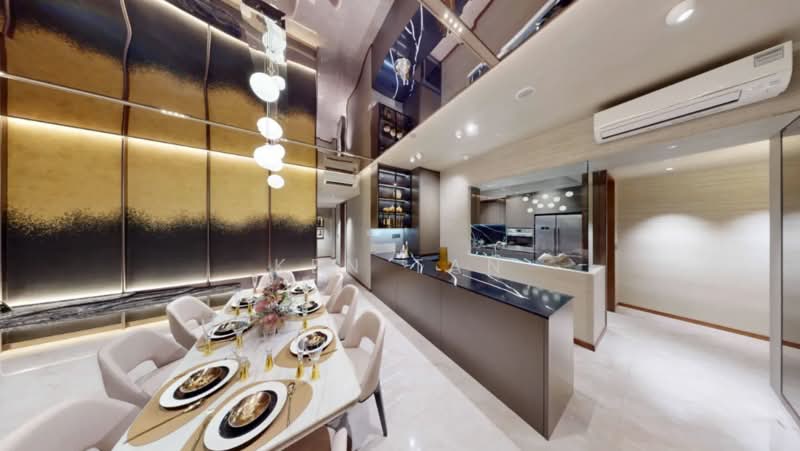One Marina Gardens, 3 Marina Gardens Lane, 2 Bedrooms, 657 sqft, Apartment For Sale, by Ken Tan, 500152557 - Dining Room - PropertyGuru.com.sg