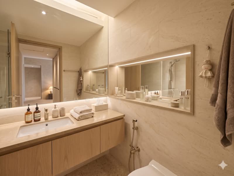 D'Nest, 131 Pasir Ris Grove, 1 Bedroom, 570 sqft, Condominium For Sale, by Eugene Yap, 500152563 - Bathroom - PropertyGuru.com.sg
