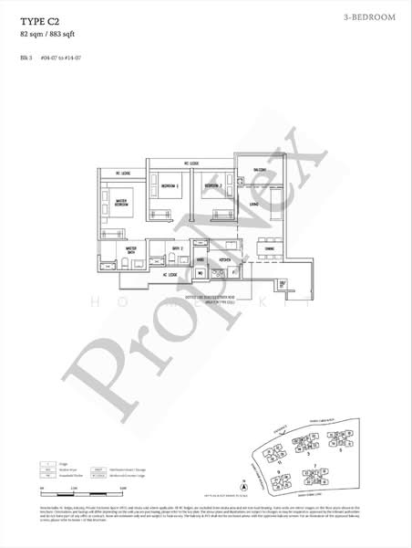 The Botany at Dairy Farm, 3 Dairy Farm Walk, 3 Bedrooms, 883 sqft, Condominium For Sale, by Ho Mei Kit, 500152573 - PropertyGuru.com.sg