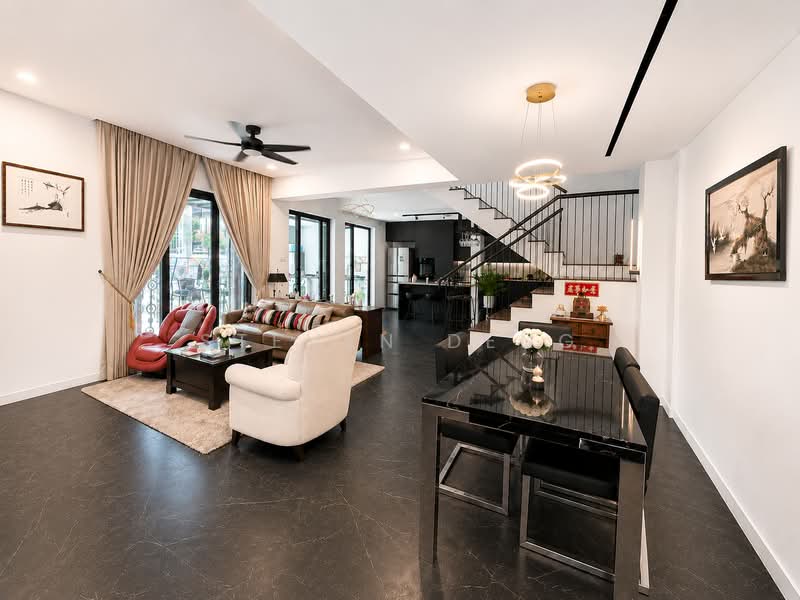 ✨MASSIVE MOVE-IN READY Corner Terrace | Prime Kovan D19 | 4,397sqft Land, , 5 Bedrooms, 3,800 sqft, Corner Terrace For Sale, by Steven Deng, 500152588 - Living Room - PropertyGuru.com.sg