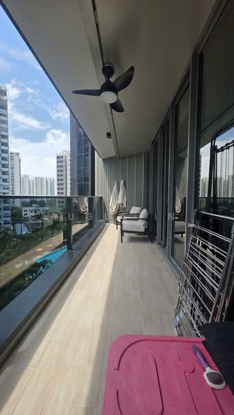 Amber Park, 18A Amber Gardens, 4 Bedrooms, 1,302 sqft, Condominium For Rent, by Augustine Tan, 500152620 - Balcony - PropertyGuru.com.sg