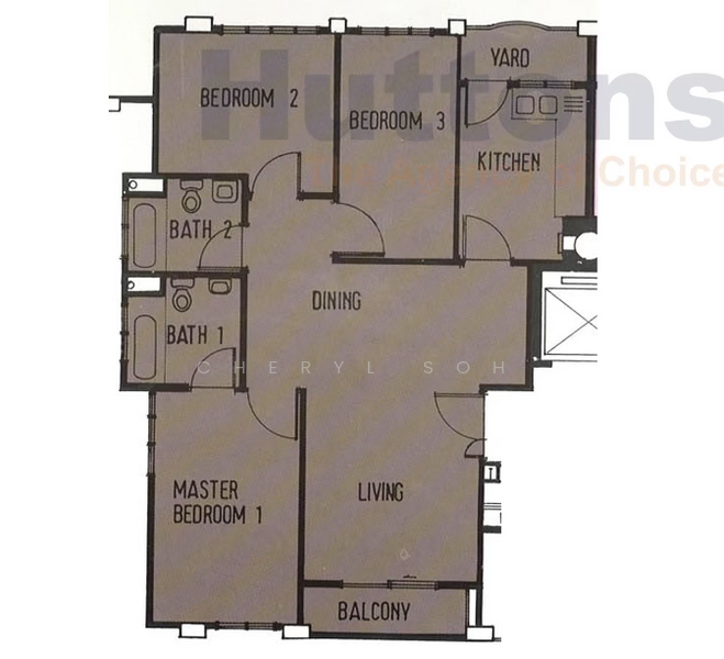 Ville Royale, 310 River Valley Road, 3 Bedrooms, 1,044 sqft, Apartment For Rent, by Cheryl Soh, 500152654 - PropertyGuru.com.sg