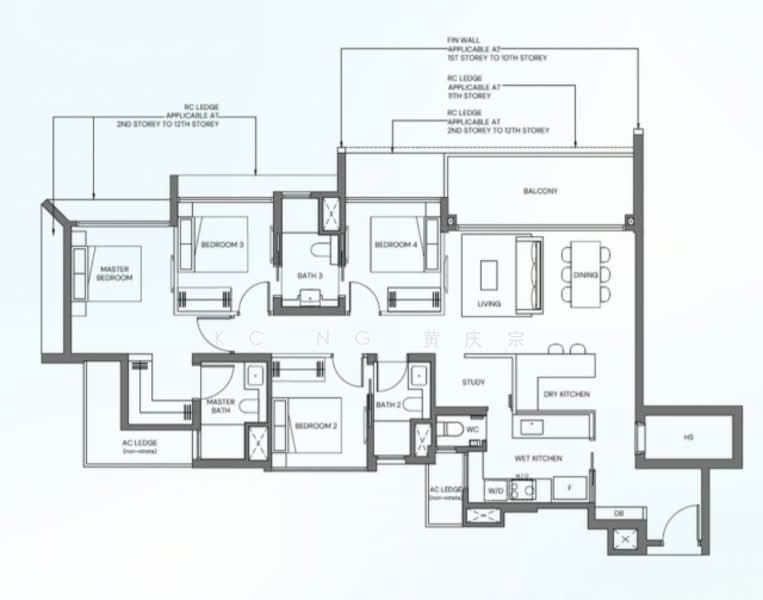 Canberra Crescent Residences, 51 Canberra Crescent, 4 Bedrooms, 1,216 sqft, Condominium For Sale, by KC Ng 黄庆宗, 500152688 - PropertyGuru.com.sg