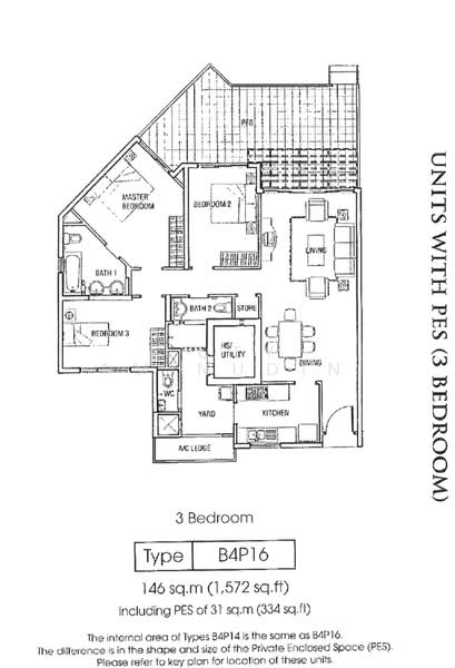 Rio Vista, 26 Upper Serangoon View, 3 Bedrooms, 1,600 sqft, Condominium For Rent, by Tuty Aminudin, 500152729 - PropertyGuru.com.sg