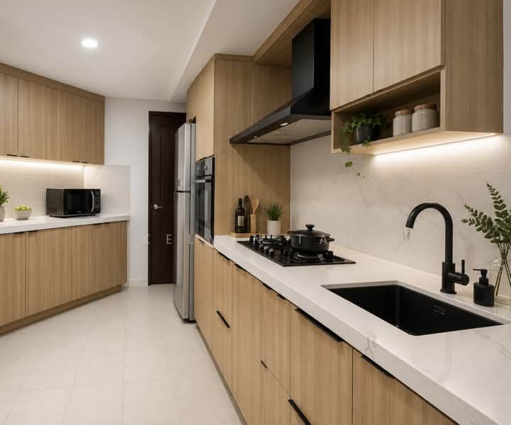 Melville Park, 24 Simei Street 1, 3 Bedrooms, 1,313 sqft, Apartment For Sale, by Kelvin Tan, 500152749 - Kitchen - PropertyGuru.com.sg