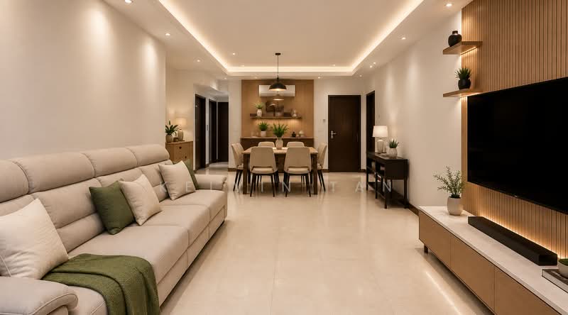 Melville Park, 24 Simei Street 1, 3 Bedrooms, 1,313 sqft, Apartment For Sale, by Kelvin Tan, 500152749 - Living Room - PropertyGuru.com.sg