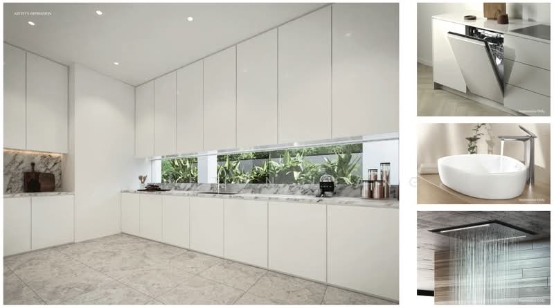 💫 Lavish New Bungalow Henry Park, Mount Sinai Road, 7 Bedrooms, 12,240 sqft, Detached House For Sale, by Clifton Liang, 500152807 - Kitchen - PropertyGuru.com.sg