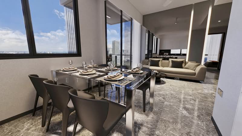 Midtown Bay, 120 Beach Road, 3 Bedrooms, 1,324 sqft, Condominium For Sale, by Peter Loh 彼得, 500152808 - Dining Room - PropertyGuru.com.sg