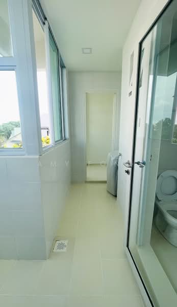 Coastarina, 510 East Coast Road, 3 Bedrooms, 1,012 sqft, Condominium For Sale, by Amy Fong, 500152824 - Backyard w store/utility room - PropertyGuru.com.sg