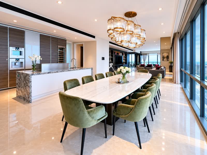 Wallich Residence, 3 Wallich Street, 3 Bedrooms, 3,509 sqft, Condominium For Rent, by Kereen Teo, 500152839 - Kitchen - PropertyGuru.com.sg