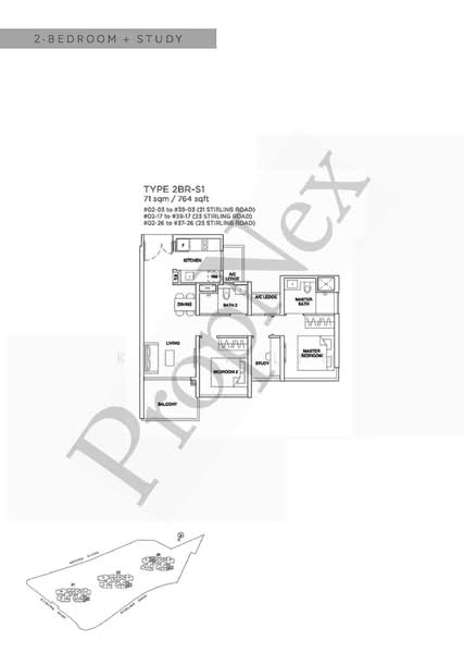 Stirling Residences, 23 Stirling Road, 2 Bedrooms, 764 sqft, Condominium For Rent, by Kelly Lim, 500152889 - PropertyGuru.com.sg