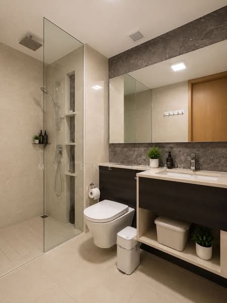 Commonwealth Towers, , 1 Bedroom, 441 sqft, Condominium For Sale, by Mylene Kwan, 500152922 - Bathroom - PropertyGuru.com.sg