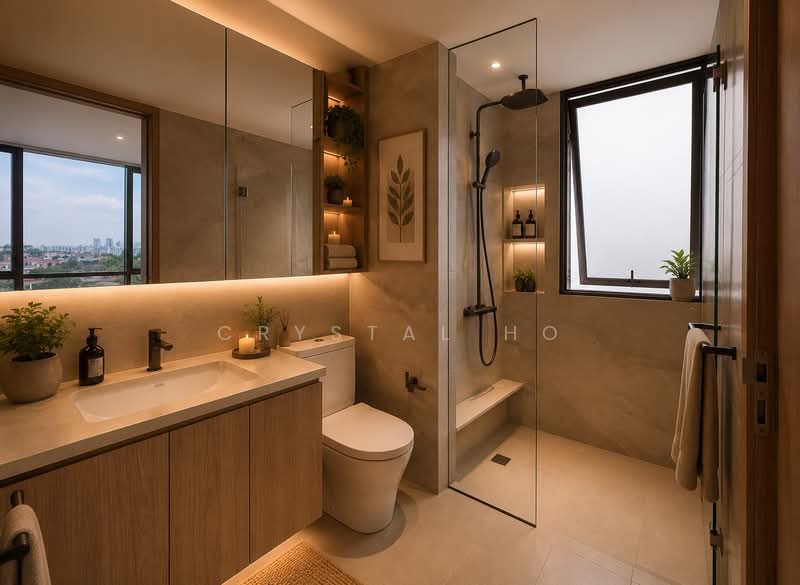 The Botany at Dairy Farm, 3 Dairy Farm Walk, 3 Bedrooms, 883 sqft, Condominium For Sale, by Crystal Ho, 500152975 - Bathroom - PropertyGuru.com.sg