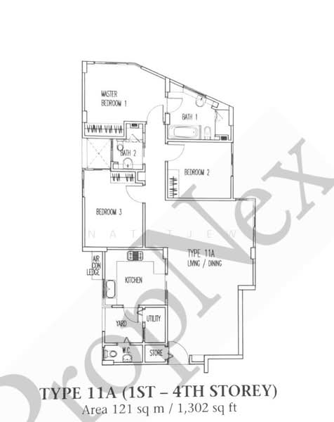 Palm Grove Condo, 19 Palm Grove Avenue, 3 Bedrooms, 1,302 sqft, Condominium For Sale, by Nat Tjew, 500152997 - PropertyGuru.com.sg