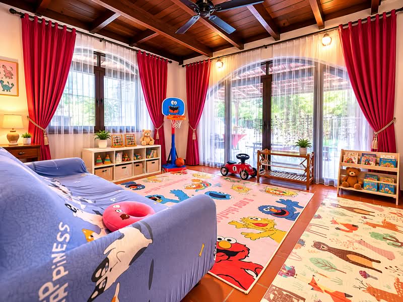 D15 Detached House near Goodman Road, Katong / Paya Lebar / Geylang / Tanjong Katong / Joo Chiat / Marine Parade / East Coast / Dakota / Avon road / Lim Ah Woo / Sandy lane / Rose lane / Green lane / Cranborne / Siglap / Kembangan / Broadrick / Arthur Road / Goodman road / Wimborne, 6 Bedrooms, 3,000 sqft, Detached House For Sale, by Shannon Wong, 500153030 - Kids playroom - PropertyGuru.com.sg