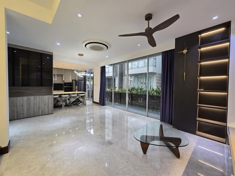 Dalla Vale, 208 Springleaf Avenue, 5 Bedrooms, 3,261 sqft, Cluster House For Rent, by Zen Wu, 500153080 - 1st Floor Living Area & Dining Area - PropertyGuru.com.sg