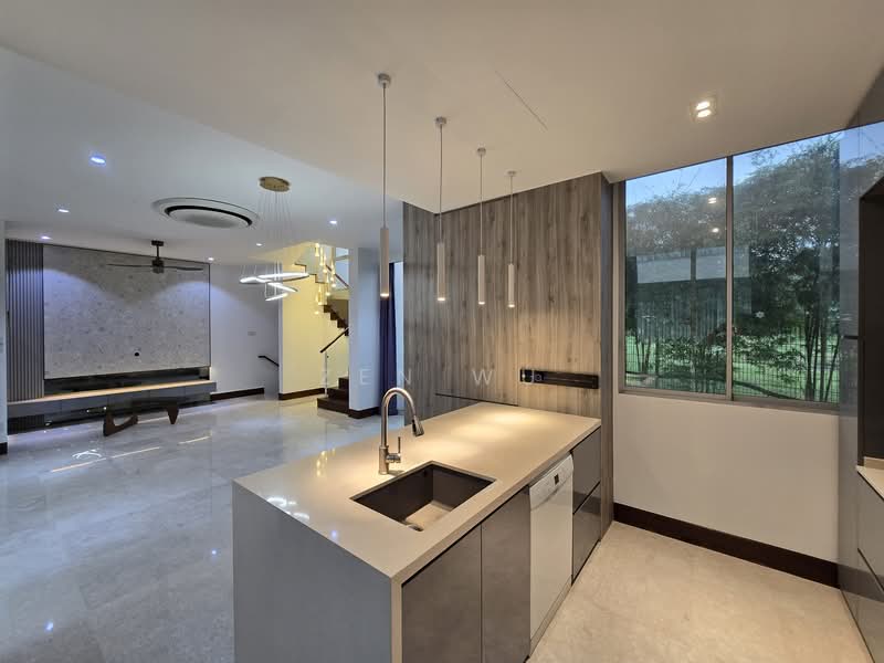 Dalla Vale, 208 Springleaf Avenue, 5 Bedrooms, 3,261 sqft, Cluster House For Rent, by Zen Wu, 500153080 - 1st Floor Dining Area & Kitchen - PropertyGuru.com.sg