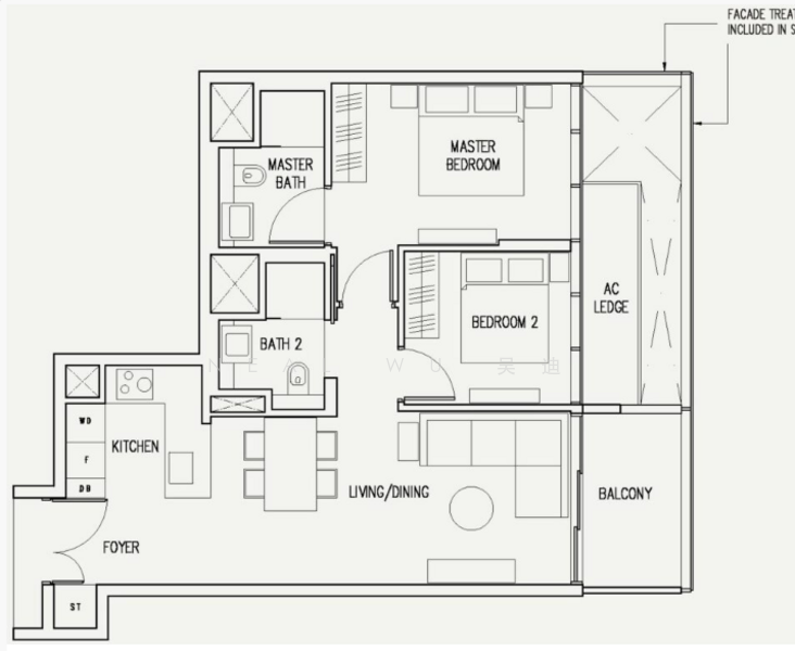 19 Nassim, 19 Nassim Hill, 2 Bedrooms, 829 sqft, Condominium For Sale, by Neal Wu 吴迪, 500153106 - PropertyGuru.com.sg
