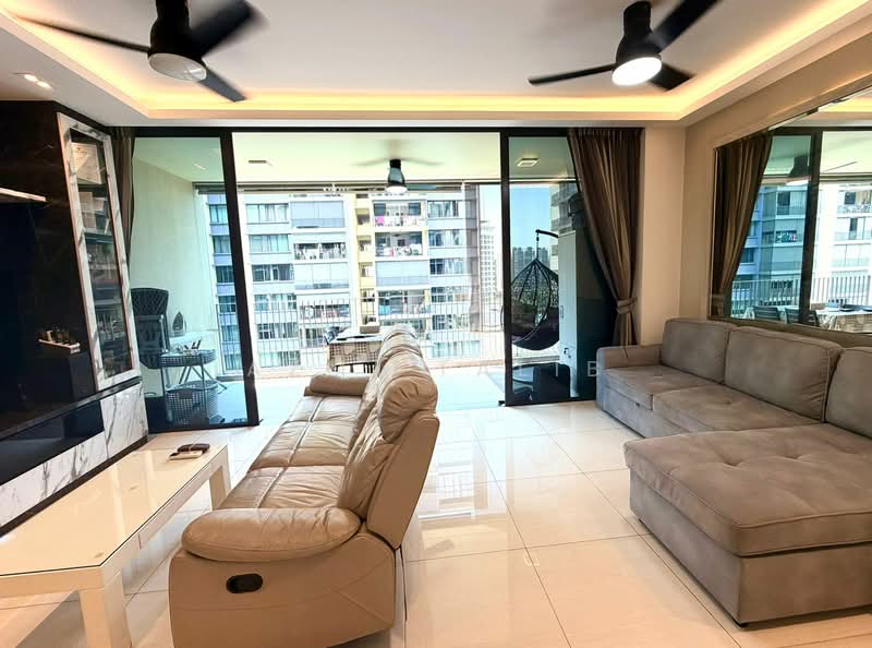 The Amore, 55 Edgedale Plains, 3 Bedrooms, 1,098 sqft, Executive Condominium For Sale, by Azmi Talib, 500153161 - Living Room - PropertyGuru.com.sg