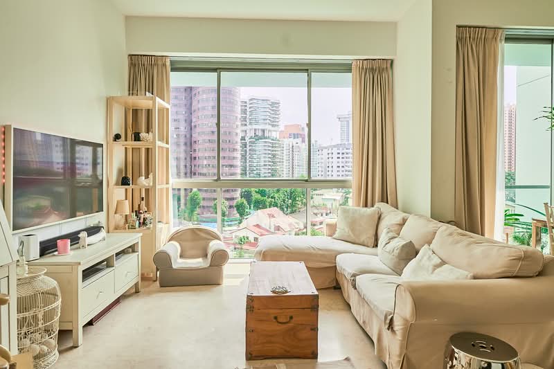 One Tree Hill Residence, 1A One Tree Hill, 3 Bedrooms, 1,227 sqft, Condominium For Sale, by Adrian Tan, 500153170 - Living Room - PropertyGuru.com.sg