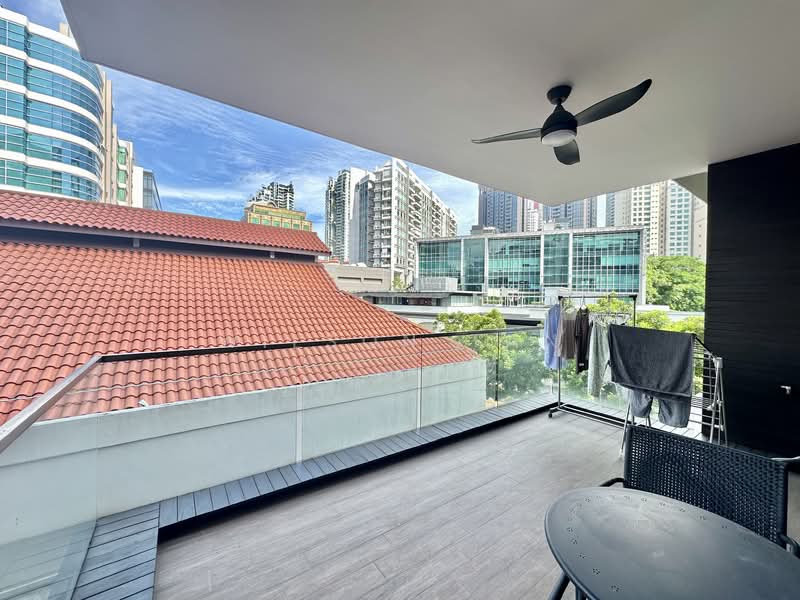 The Pier at Robertson, 80 Mohamed Sultan Road, 2 Bedrooms, 936 sqft, Apartment For Rent, by Wilson Tan, 500153185 - Balcony - PropertyGuru.com.sg