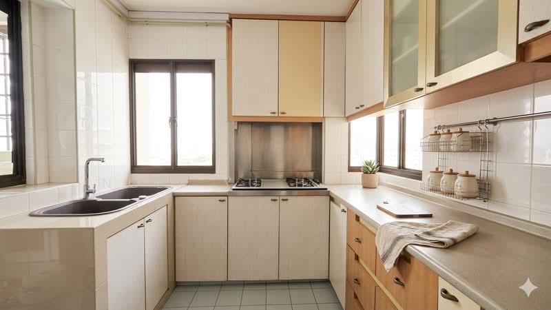 153 Gangsa Road, 153 Gangsa Road, 3 Bedrooms, 1,302 sqft, HDB Flat For Sale, by Noel Yu Hanwei, 500153227 - Kitchen - PropertyGuru.com.sg