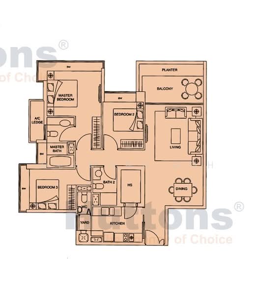 The Vision, 81 West Coast Crescent, 3 Bedrooms, 1,302 sqft, Condominium For Rent, by Desmond Goh, 500153264 - PropertyGuru.com.sg