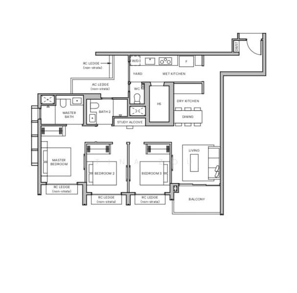 Hudson Place Residences, , 3 Bedrooms, 1,023 sqft, Condominium For Sale, by Tina Zou, 500153276 - PropertyGuru.com.sg
