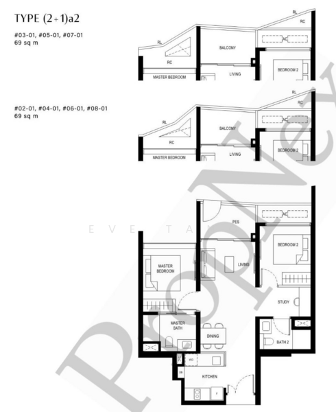 Lentor Hills Residences, Lentor Hills Road (Parcel A), Ang Mo Kio, 2 Bedrooms, 743 sqft, Apartment For Sale, by Eve Tang, 500153279 - PropertyGuru.com.sg
