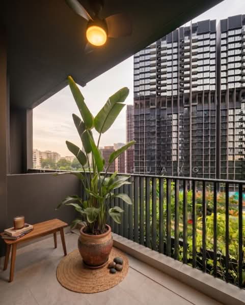 Lentor Modern, Lentor Central, 2 Bedrooms, 732 sqft, Condominium For Rent, by Nancy Huang, 500153372 - Balcony - PropertyGuru.com.sg